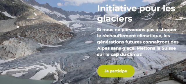 La disparition de nos glaciers La disparition de nos glaciers